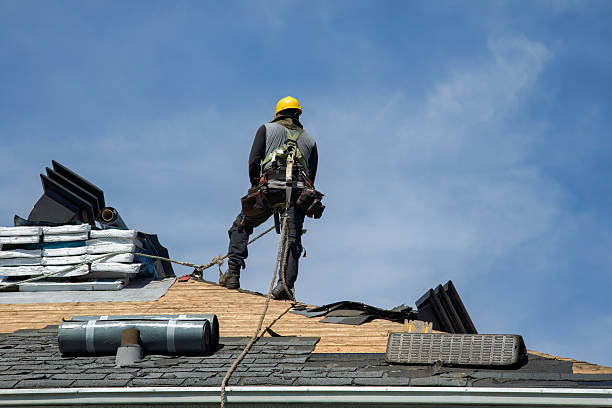 Professional Roof Replacement technician working in New Castle, VA